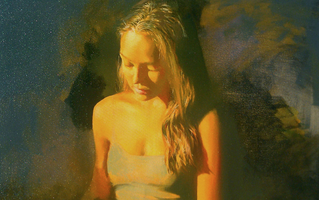 Girl Lit by the Setting Sun